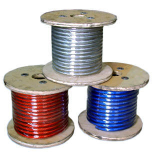 High Tensile PVC Coated Galvanized Iron Wire Stranded Crane Lifting Rope Steel Wire Rope Plastic Coated Iron Wire