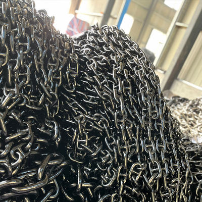 Black painted anchor chain for Boats Marine Hardware
