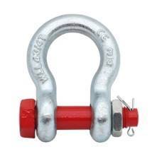 European Type D Anchor Shackles Carbon Steel 304/316 Stainless Steel Polished Chains for Lifting Shackle
