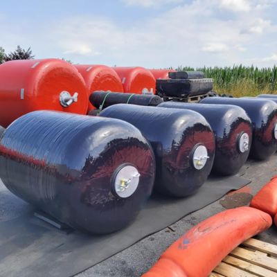Foam Fender with Integrated Rope Holes, Closed-Cell EVA Foam, and Polyurea Coating for Marine Protection