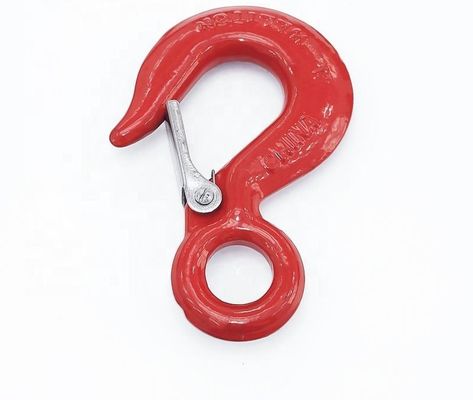 320 Forged Eye Hoist Hooks With Latch Seaport, Hoisting Industry, Sling