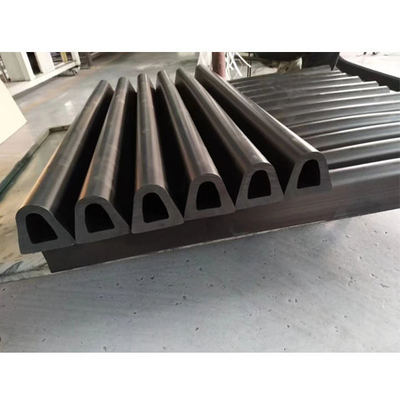 Cylindrical White Rubber Bumper Fender 100*100mm D Type Fender Boat Marine