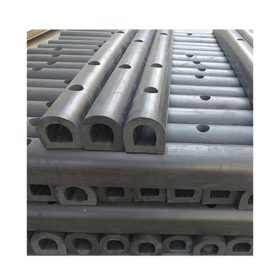 Cylindrical White Rubber Bumper Fender 100*100mm D Type Fender Boat Marine