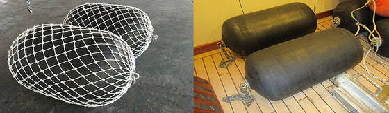 500*100mm Marine Floating Pneumatic Natural Rubber Fender with Tire Chain CCS Certified 1 Year Warranty for Marine Vessels Boats