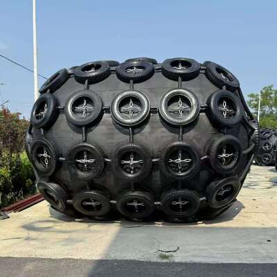 ISO 17357 Certified High Energy Absorption Yokohama Rubber Fender with High-Quality Rubber Compound for Shipyard Vessel Maintenance