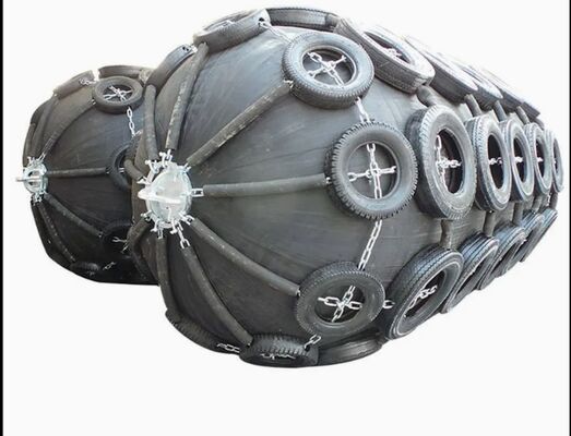 High Quality Marine Type Fender Pneumatic Rubber Fender for Boat Diameter 0.5m-4.5m Length1.0m-12m Initial Inner Pressure 50kpa, 80kpa Standard ISO17357