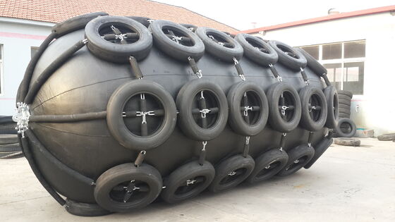 High Quality Marine Type Fender Pneumatic Rubber Fender for Boat Diameter 0.5m-4.5m Length1.0m-12m Initial Inner Pressure 50kpa, 80kpa Standard ISO17357