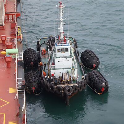 Pneumatic Fender 2.5x5.5m High Energy ISO Certified Durable Yokohama Type Fender fully comply with all requirements of ISO17357