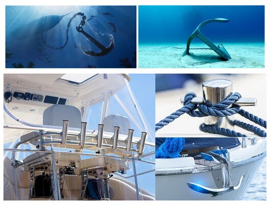 JIS Stockless Anchors, Ship Boat Marine Anchor with BV,LR,RINA,DNVGL,RS,CCS,ABS,NK,KR... and Cast Iron, Cast Steel, Malleable Steel, Stainless Steel Etc.