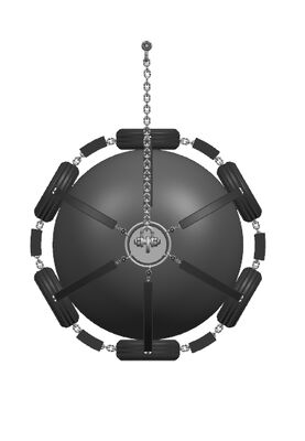 Floating Marine Rubber Fender ISO Pneumatic Rubber Fender for Boat Dock Ship