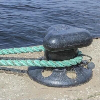 Pillar Bollard Heavy Duty Double Head Cast Steel/Cast Iron Bollard for Marine Docking - High Strength Steel Mooring Post