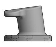 T-Head Mooring Bollard Heavy Duty Double Head Cast Steel/Cast Iron Bollard for Marine Docking 