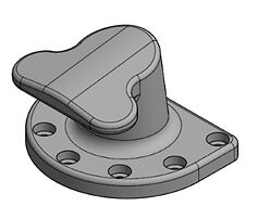 T-Head Mooring Bollard Heavy Duty Double Head Cast Steel/Cast Iron Bollard for Marine Docking 