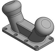 Double Bitt Bollard Heavy Duty Double Head Cast Steel/Cast Iron Bollard for Marine Docking