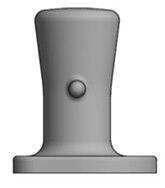 Single Bitt Bollard Heavy Duty Double Head Cast Steel/Cast Iron Bollard for Marine Docking 