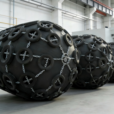 Pneumatic Fenders CTN Type and Sling Made of Natural Rubber for Marine Supplies in Ports