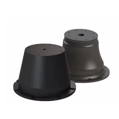 High Energy Absorption Cone Rubber Fender Marine Dock Fender with Front Panel