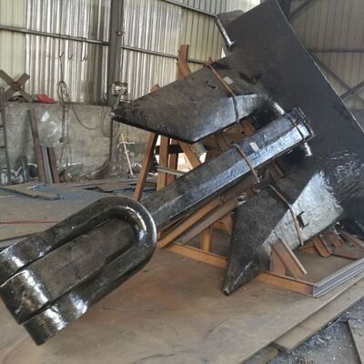 Hot Dip Galvanized HHP Stockless Anchor High Holding Power Marine Anchor  (AC-14 / HHP type available)