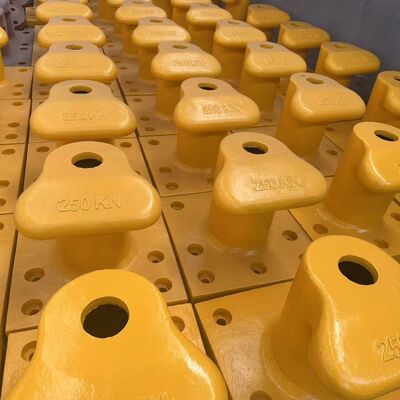 JINCHENG Brand Corrosion Resistant Cast Steel Tee Shape Mooring Bollard with 50kN to 5000kN Load Capacity