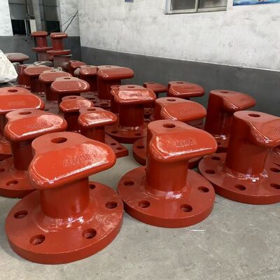 JINCHENG Brand Corrosion Resistant Cast Steel Tee Shape Mooring Bollard with 50kN to 5000kN Load Capacity