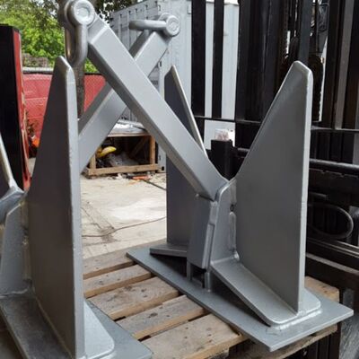 Delta Type High Holding Power Marine Ship Anchor with ABS CCS BV LR DNV Certificate in High-Strength Alloy Steel for Self-Launching & Self-Setting