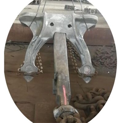 Hot Dip Galvanized SPEK Type HHP Anchor Custom Weight Marine Boat Anchor for Cargo Ship Barge Tug Vessel