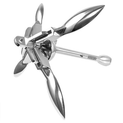 316 Stainless Steel Danforth Boat Anchor with High Holding Power and Corrosion Resistance for Marine Use