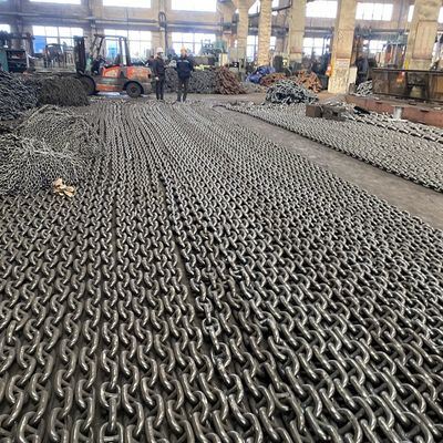 52mm Spray Paint Stud Link Marine Anchor Chain U1 U2 U3 Grade for Mooring