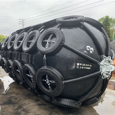 ISO 17357-1 Certified Yokohama Marine Rubber Fender with Low Reaction Force and Abrasion Resistance