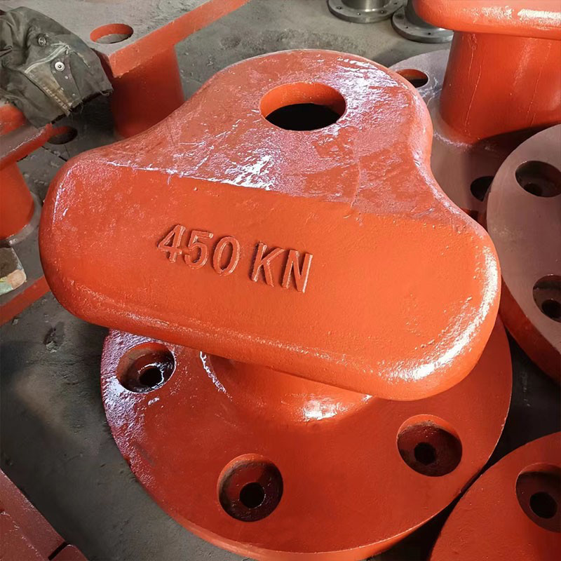 450KN T Type Cast Iron HT200 Boat Bollard Refractory Coating Polished ...