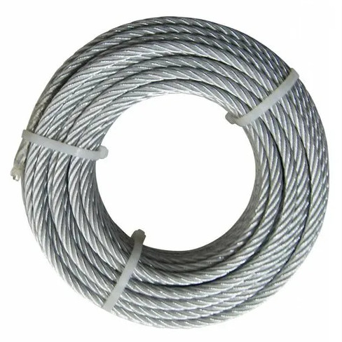 Triple Rope 10mm fiber core Galvanizing Triple-strand twisted steel wire rope ...