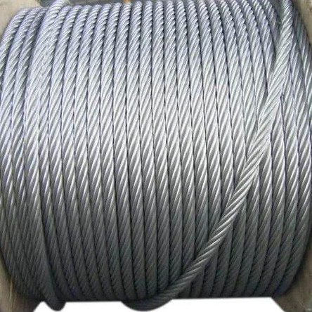 Triple Rope 10mm fiber core Galvanizing Triple-strand twisted steel wire rope ...