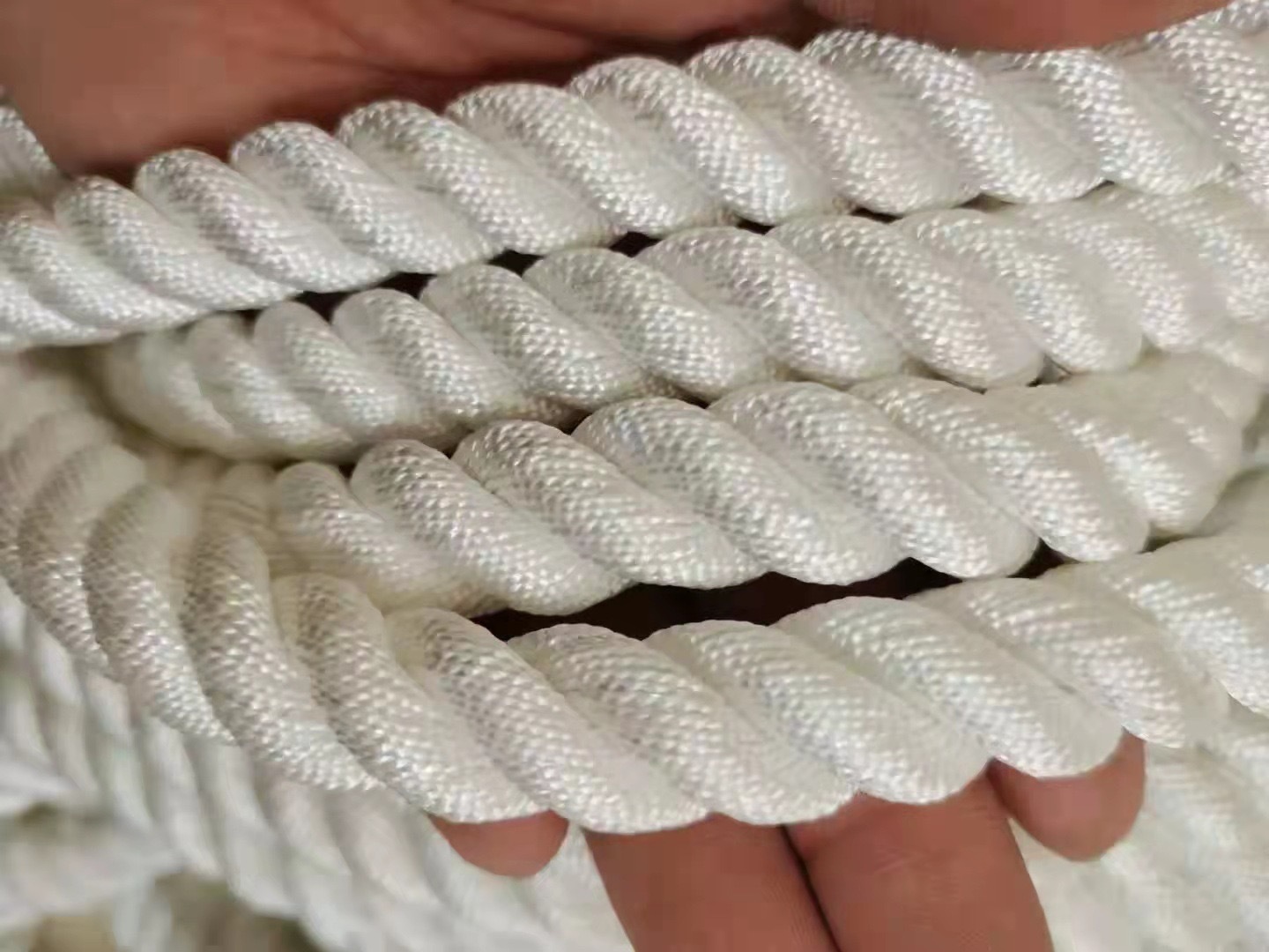 8 Strand Rope Nylon Polyester Anchor Marine Rope For Boat Mooring Yachting