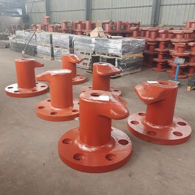 250KN T Type Cast Iron HT200 Yacht Bollard Dolphin Polished Marine Boat Ship Shore