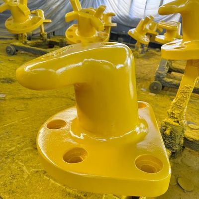 30T T Head Cast Steel ZG230-450 Yacht Bollard Mooring Bitts Polished Dock mooring