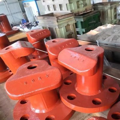 50KN T Head Cast Iron HT200 Dock Bollards T Head Bollard Galvanized Marine Boat Ship Shore