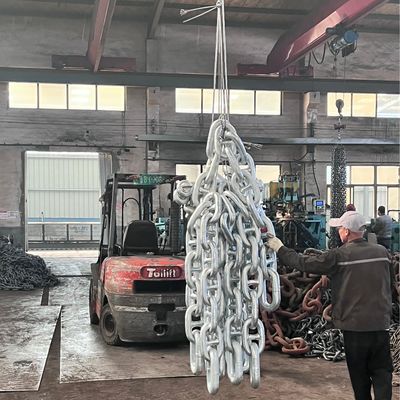 100mm Galvanized High Strength Alloy Steel Stud Link Boat Anchor Chains