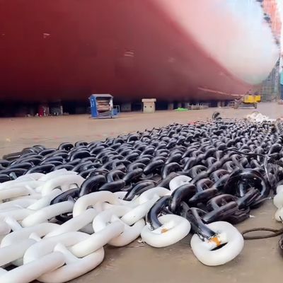 84mm High - Strength Alloy Steel Galvanized Stud Link Anchor Chain Marine Anchor Chain