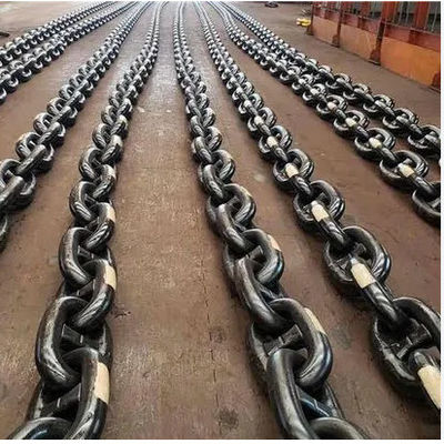 44mm Spray Paint High Strength Alloy Steel Stud Link Anchor Chains Yacht