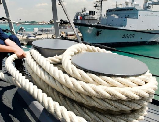 8 Strands Of Nylon Polyester Rope Marine Anchor Line For Boat Mooring Yacht