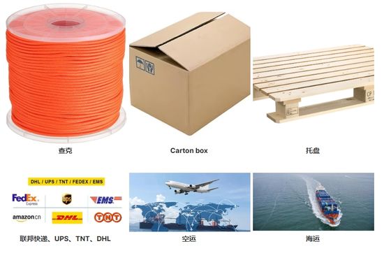 8 Strands 100% Synthetic Fiber Marine Rope Mooring Line