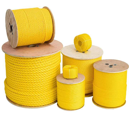 2mm 10mm 20mm 3 Strand PE PP Rope For Agriculture Marine Mariculture Packaging Fishing-Black White Red Blue