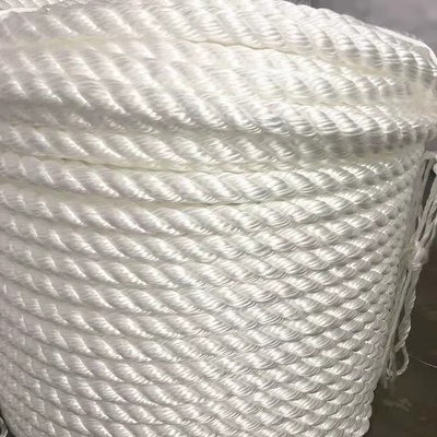 3 Strand Nylon Polyester PP Multifilament Marine Rope For Mooring Customizable Length