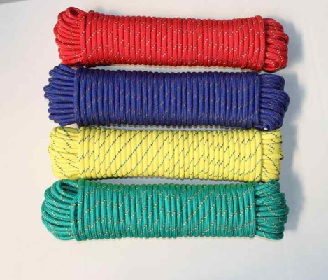 6mm 8mm 10mm 12mm 14mm 16mm 18mm Nylon Or Polyester Double Braided Rope