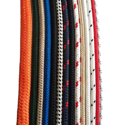 6mm-32mm Double Braided Polyester Rope Boat Mooring Rope Boat Sailing Rope
