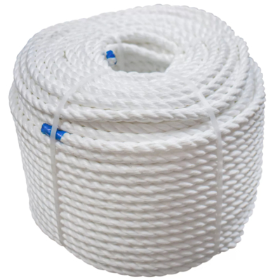 High Quality Floating Ship Mooring Rope 3 Strand Twisted 64mm Polyester Polypropylene PP Nylon Marine Rope