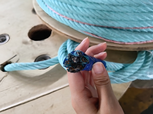 8 Strand Galvanized PP Combination Rope 40mm Fishing Use