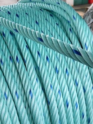 8 Strand Galvanized PP Combination Rope 40mm Fishing Use