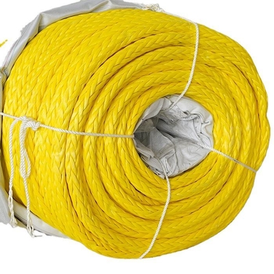 High Strength 10mm 12 Strand Uhmwpe Fiber Braid Line Marine Sail Rope Yacht