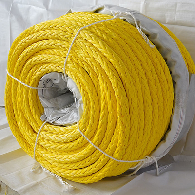 High Strength 10mm 12 Strand Uhmwpe Fiber Braid Line Marine Sail Rope Yacht
